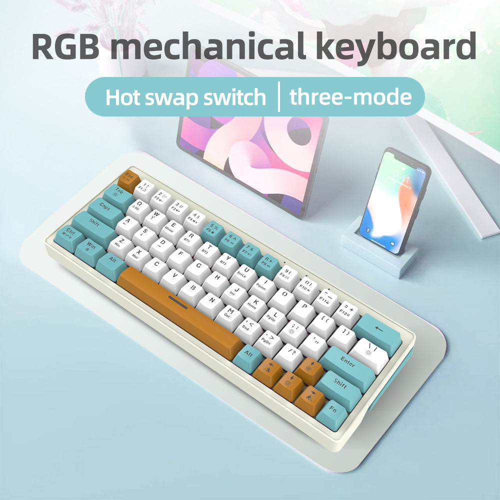 61 Keys Mechanical Keyboard for Gaming and Office