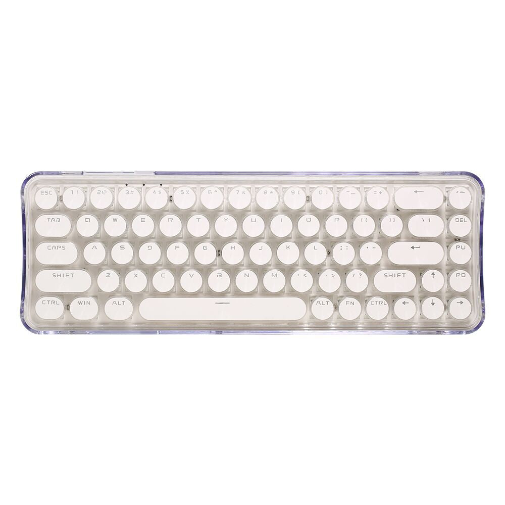 Wireless 68 Keys Punk RGB Gaming Mechanical Keyboard