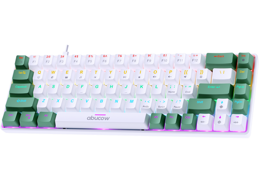 60% Colorful Backlit Mechanical Keyboard(K68-GW)