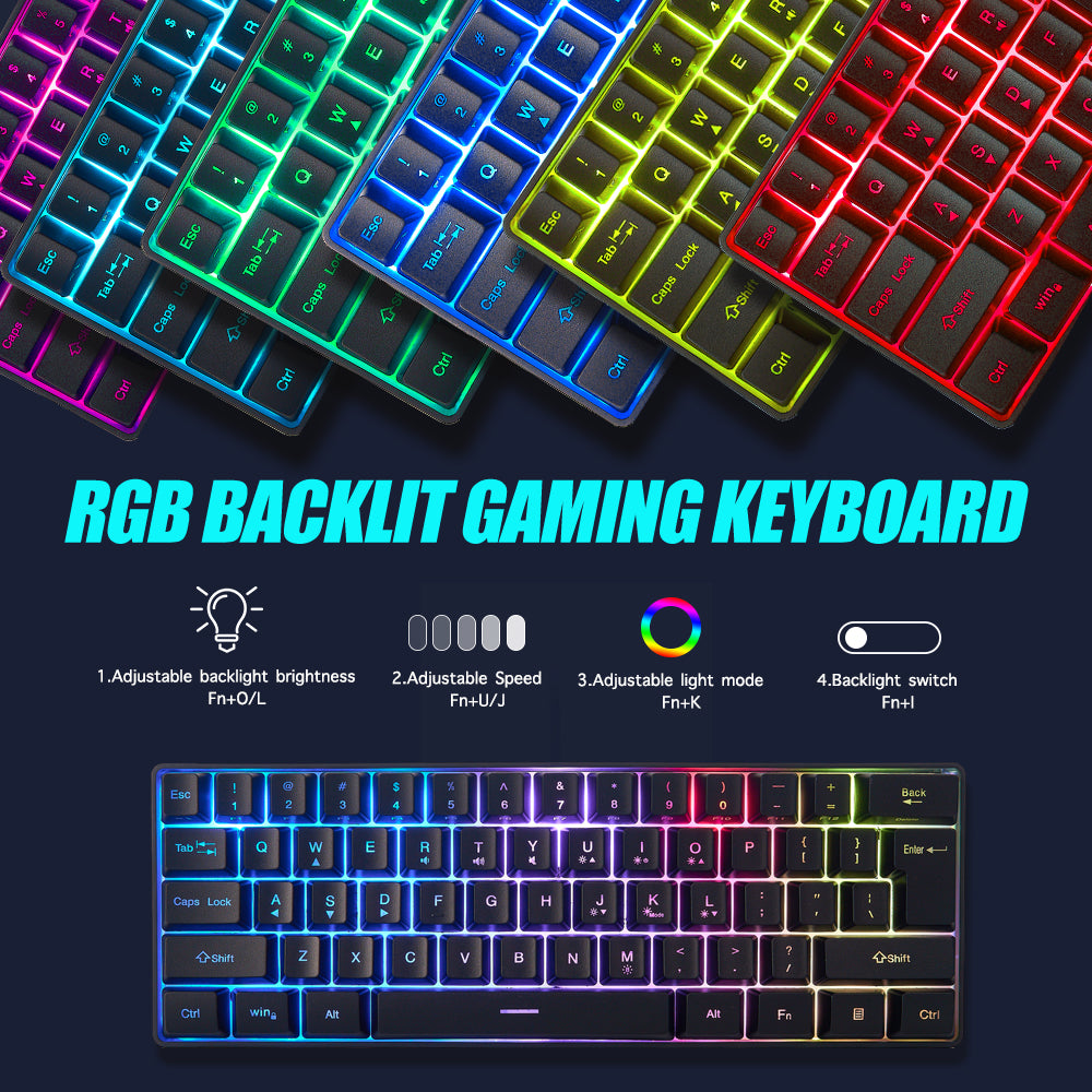 ABUCOW RGB KEYBOARD