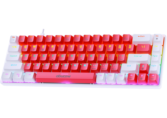 60% Colorful Backlit Mechanical Keyboard(SKU:K68-RW)
