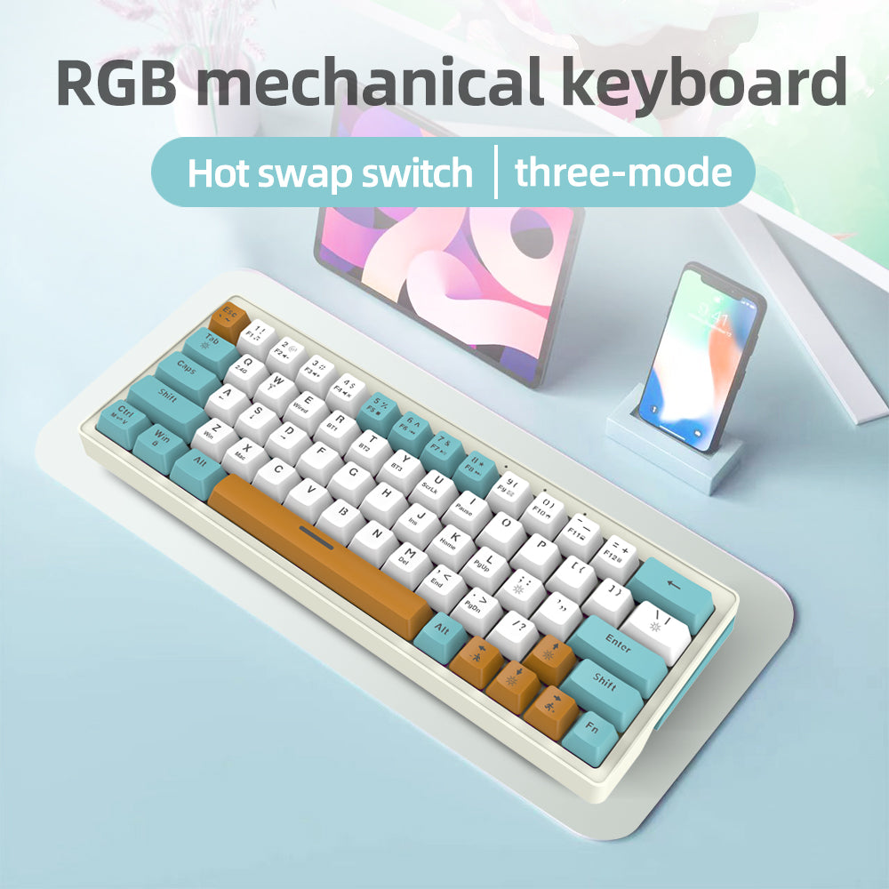 61 Keys Mechanical Keyboard for Gaming and Office
