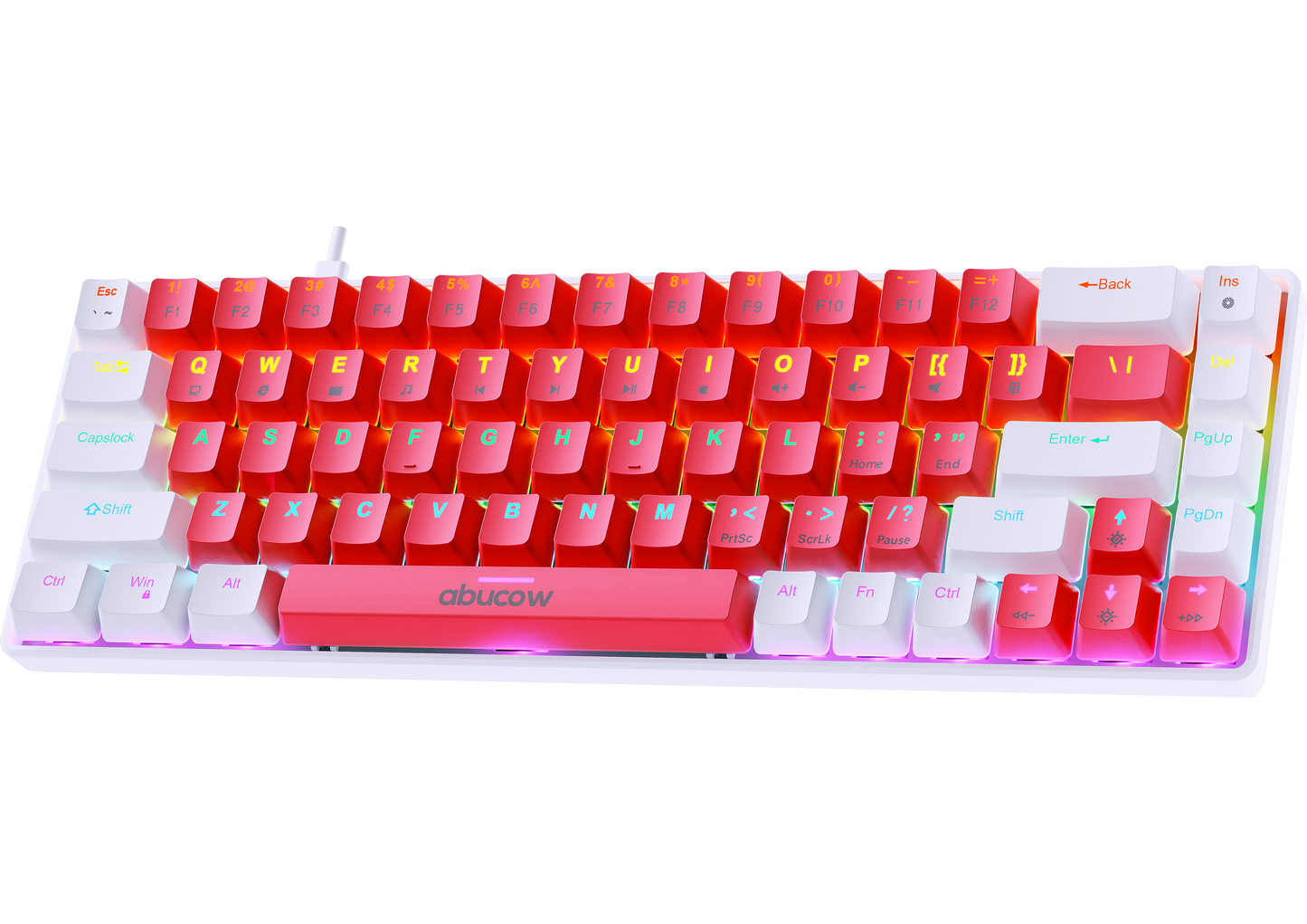 K68 Colorful Backlit Mechanical Gaming Keyboard
