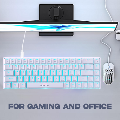 K68 Mechanische Gaming-Tastatur mit blauer Hintergrundbeleuchtung