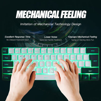 60% RGB Backlit Gaming Keyboard (SKU:K61-WB)